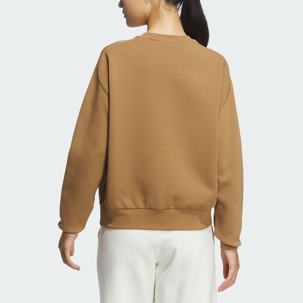 Adidas Lounge CREW SWEATSHIRT Women's Desert Brown JJ3578