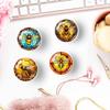 1Pc Bee Honeycomb Pattern Fridge Magnet, Time Gem Glass Soft Magnetic 12pcs Set