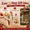 4er-Pack Schmetterling Weihnachten Geldgeschenk Schmuck, Geldhalter für Bargeld, Acryl-Geldhalter Weihnachtsbaum Dekoration, Bargeldgeschenkhalter Feiertags-Hängeornament
