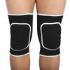 Unisex Elastiskt Knäskydd Wrap Skydd Stöd (Svart)