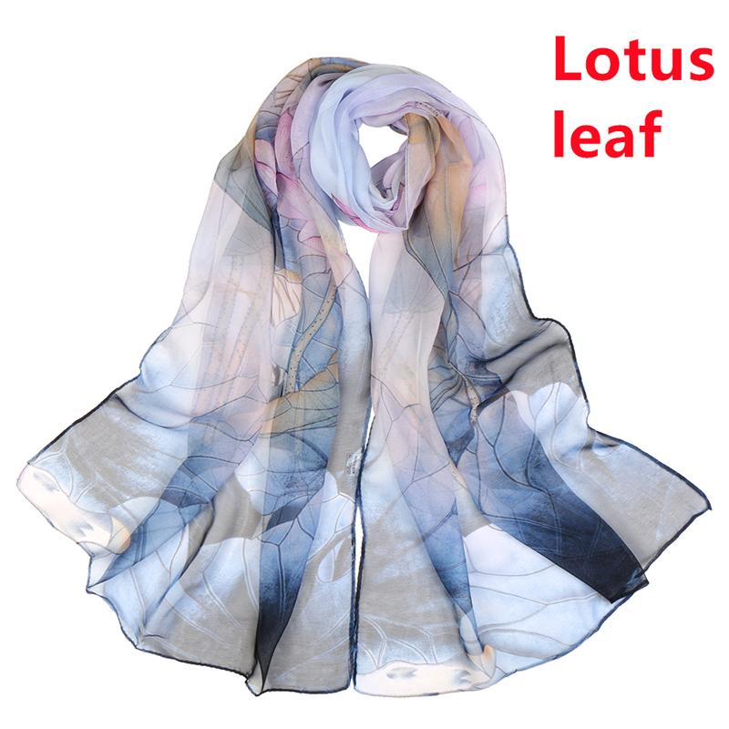 150*50cm Women Spring Premium Georgette Hijab New Floral Printed Scarf Long Shawl Beautiful Flower Pareos Beach Sunscreen Shawl