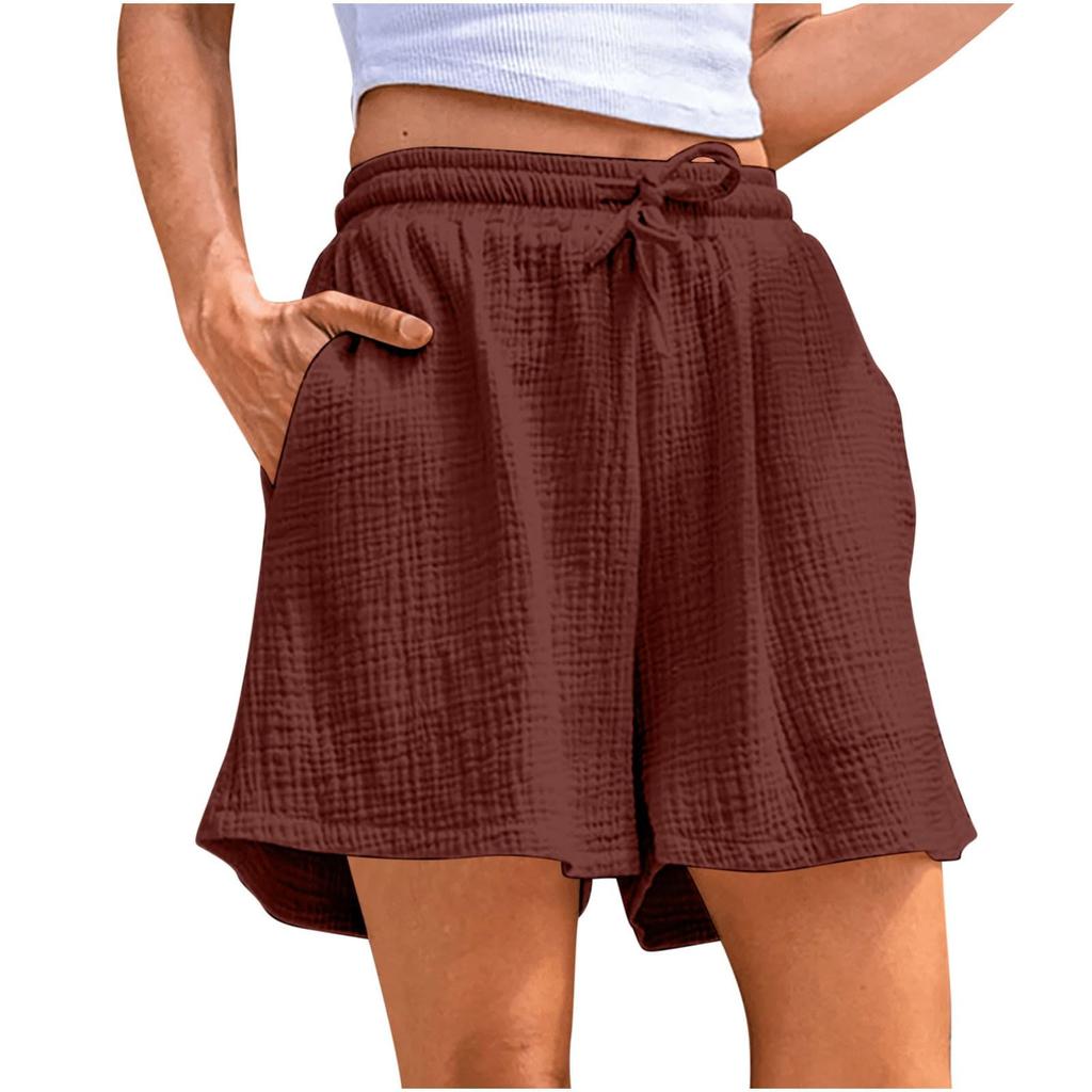 Damenmode Lässig Bequem Baumwolle Leinen Shorts