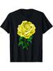 Yellow Rose Graphic - Garden Gardener Botanist Flowers Rose T-Shirt