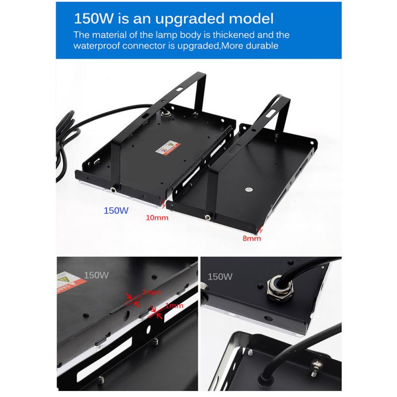 Led Floodlight With Remote Control Outdoor Colorful Rgb Flood Light Spotlight Landscape Lighting