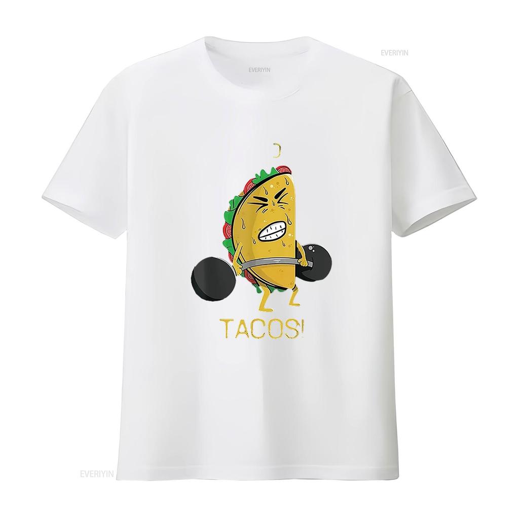 I Do It For The Tacos Weight Lifting Taco Cinco Unique Women S  T Shirt with Eye Catching  Vintage Washed Casual Soft Stylish