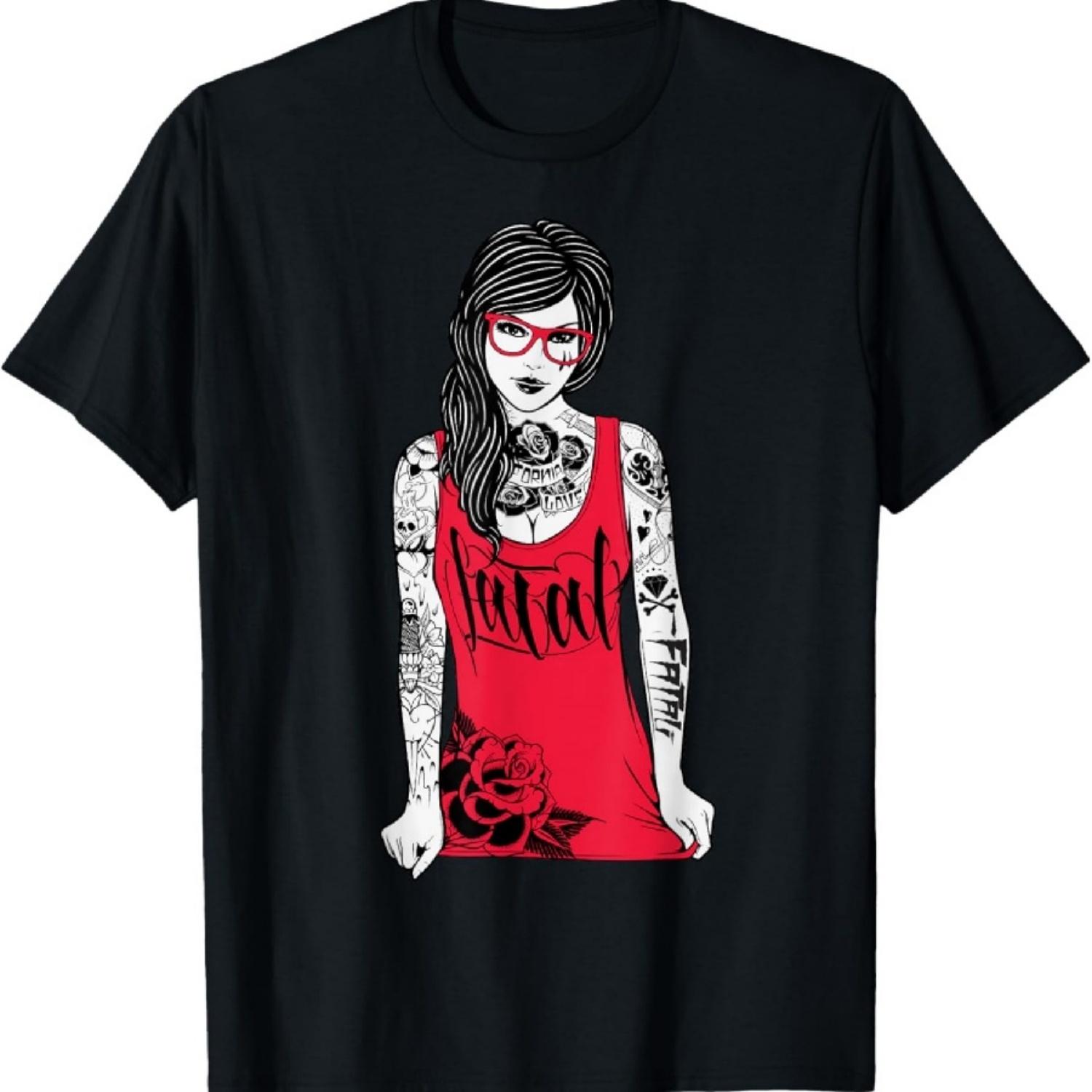 Fatal Hipster T-Shirt, Unisex-Adults, Black, Small, Short Sleeve, Classic Fit XXXXXL чёрный