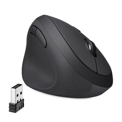 Souris ergonomique sans fil Perix, petite, silencieuse, avec revêtement en caoutchouc, ergonomique et garantie pour les gauchers. PERIMICE-719L [Produit authentique]