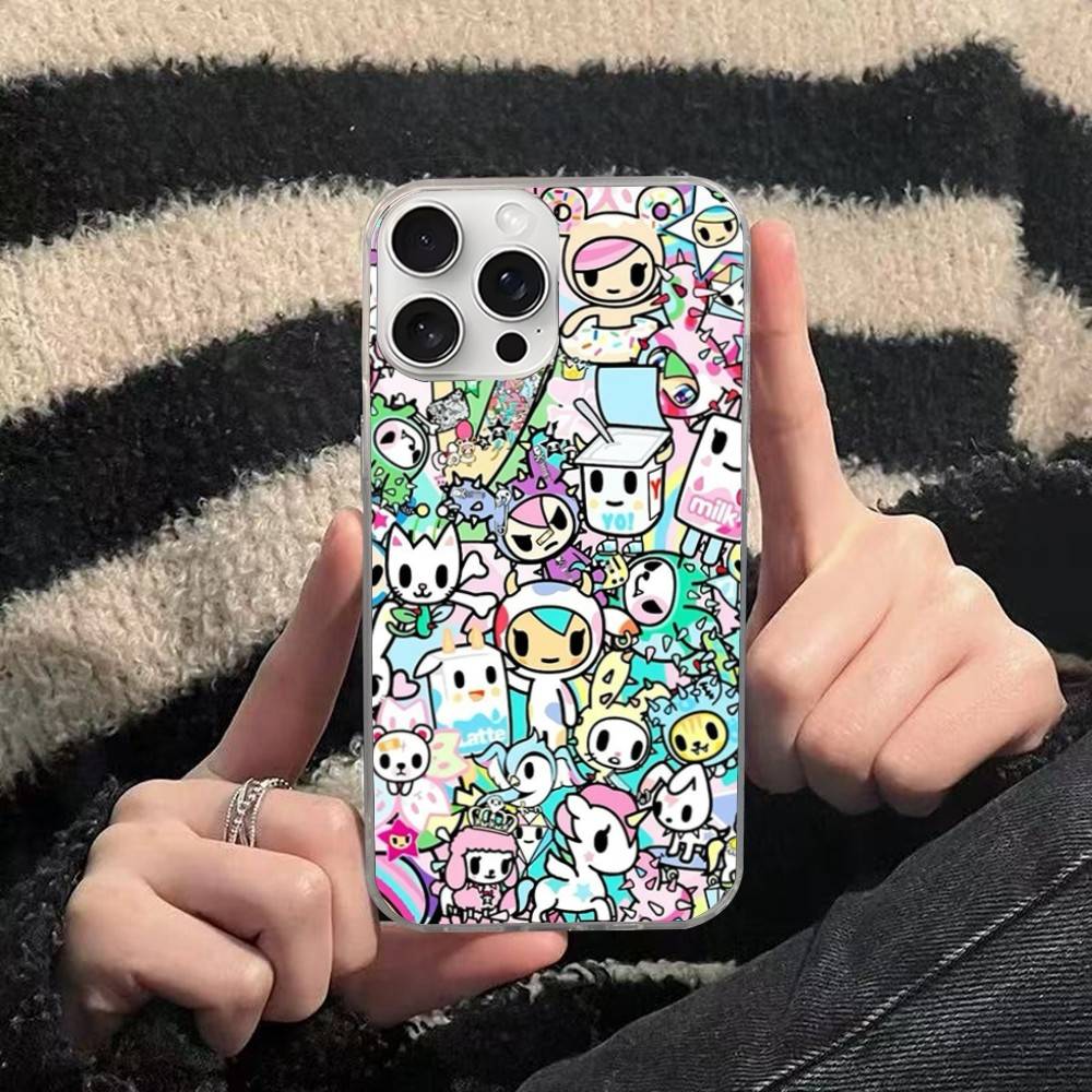 Япония T-Tokidokis Для iPhone 14 Pro Max 13 17 11 16 12 15 Air Plus Атласный Цветной Чехол для Телефона iPhone 14