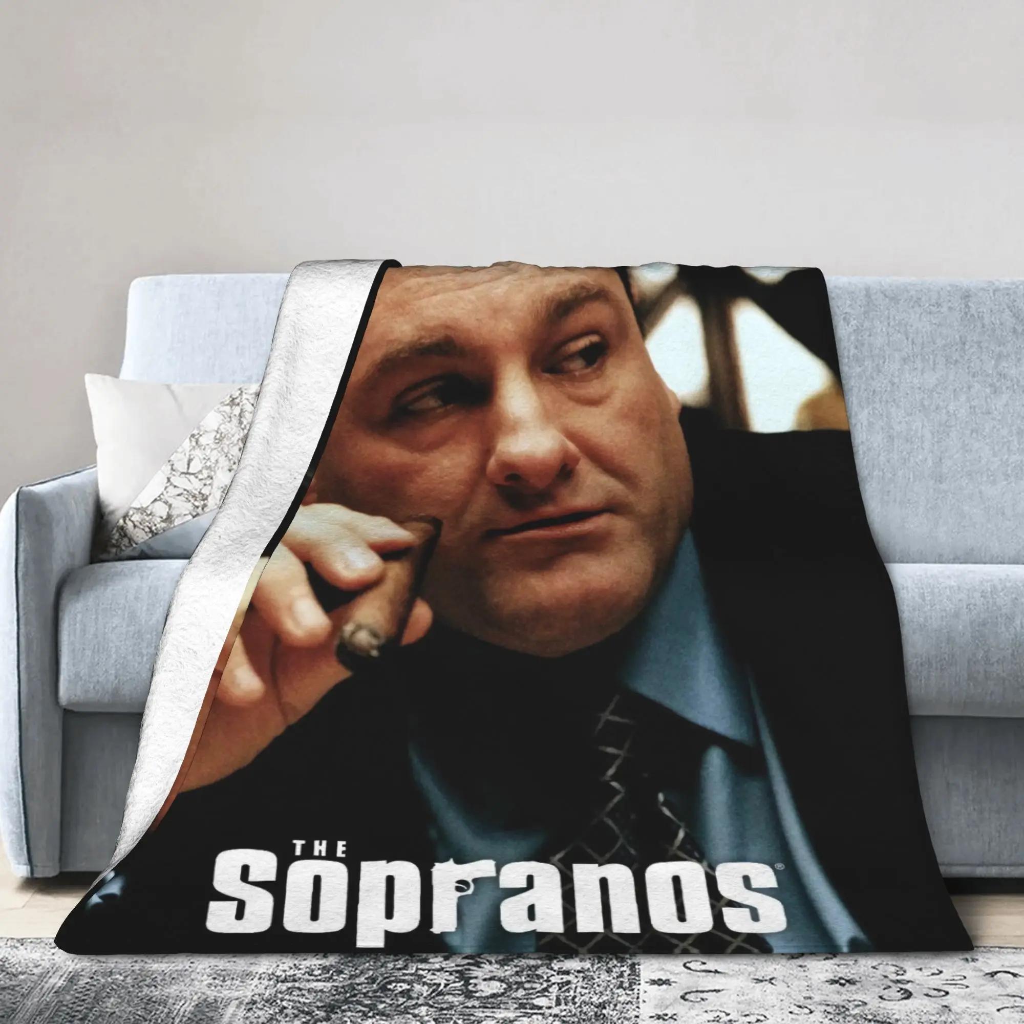 Пледы «Клан Сопрано» Классический Кино Плед Супер Мягкий Новинка Плюшевый Плед для Дивана Кровати Дивана Кресла Фланелевый Чехол 40x50in