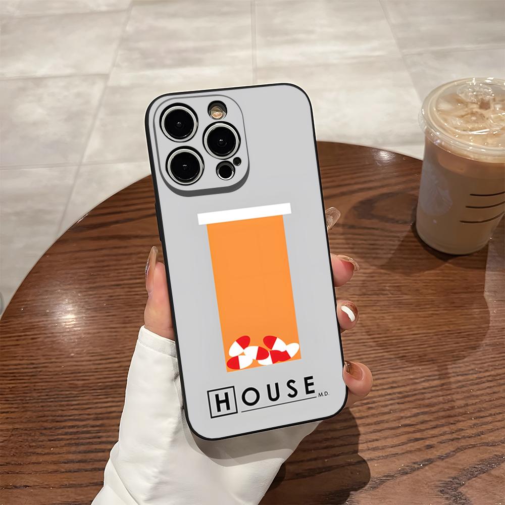 House MD TV Classic Vintage Phone Case For 17 Pro Max Iphone 14 16 Pro Max 12 15 Plus 13 Pro 11 Xr X Xs Back Cover
