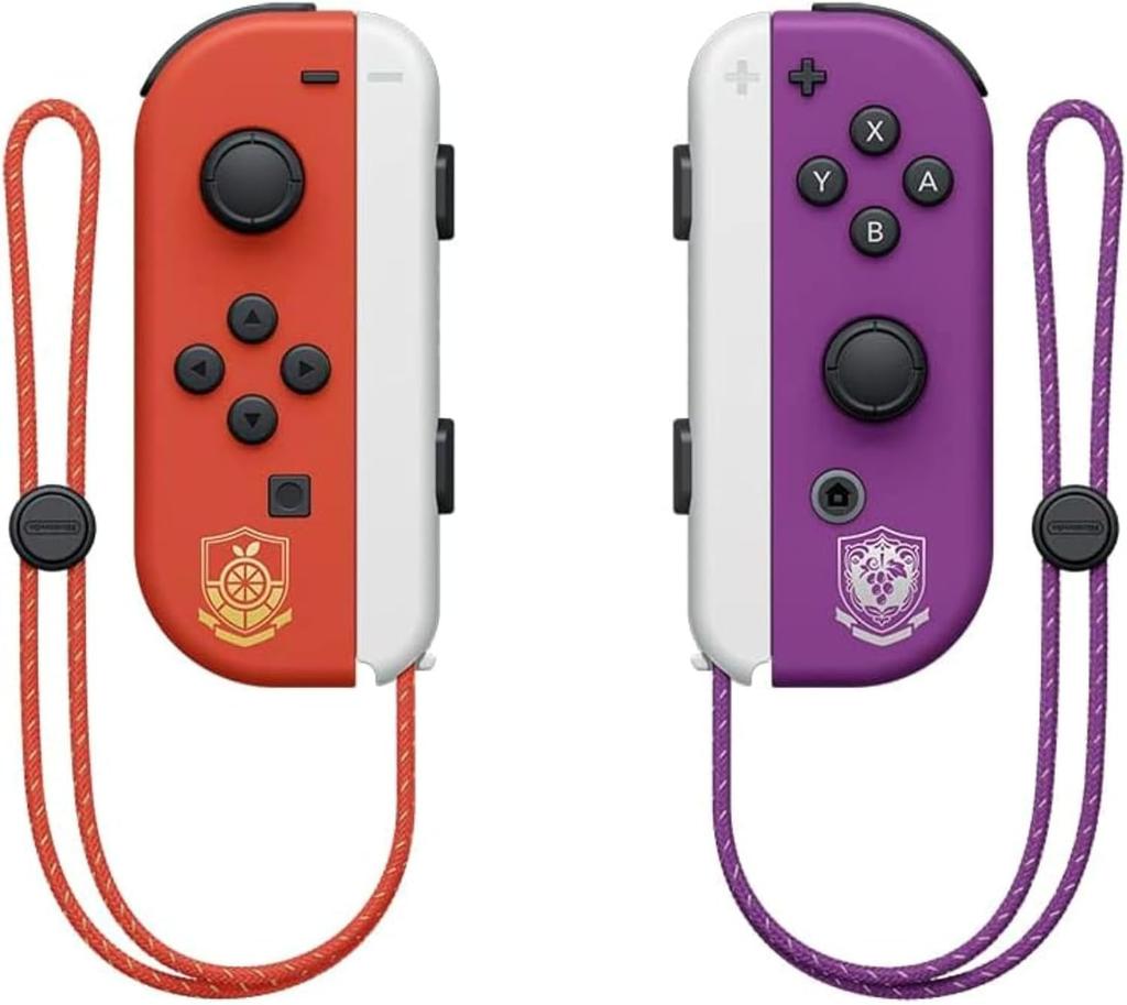 Refurbished Nintendo Switch Scarlet Violet Edition OLED Display with 64GB Internal Memory and Pokémon Game Console (HEG-S-KEAAA)