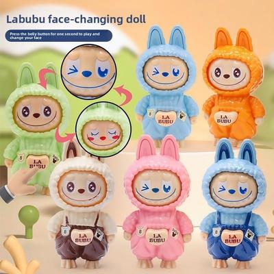 Bambola che cambia volto Giocattolo alla moda per bambini Ornamento Portachiavi Bambola Giocattolo Antistress