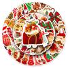 50 Sheets Nordic Christmas Style Stickers for DIY Journals, Phone Cases, and Party Decorations