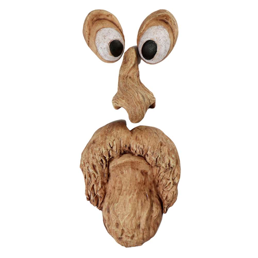 

Кора лица, дерево, монстр, украшения для лица, Пасхальный открытый сад, смола, креативный реквизит