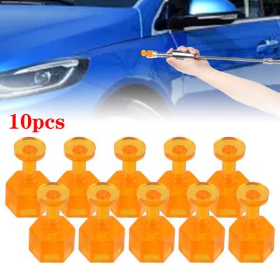 For Car Body Auto Paintless Dent Repair Film S M L 10pcs Dent Removal Tools Car Dent Glue Pull Tabs Car Dent Repair Tool Orange Tabs