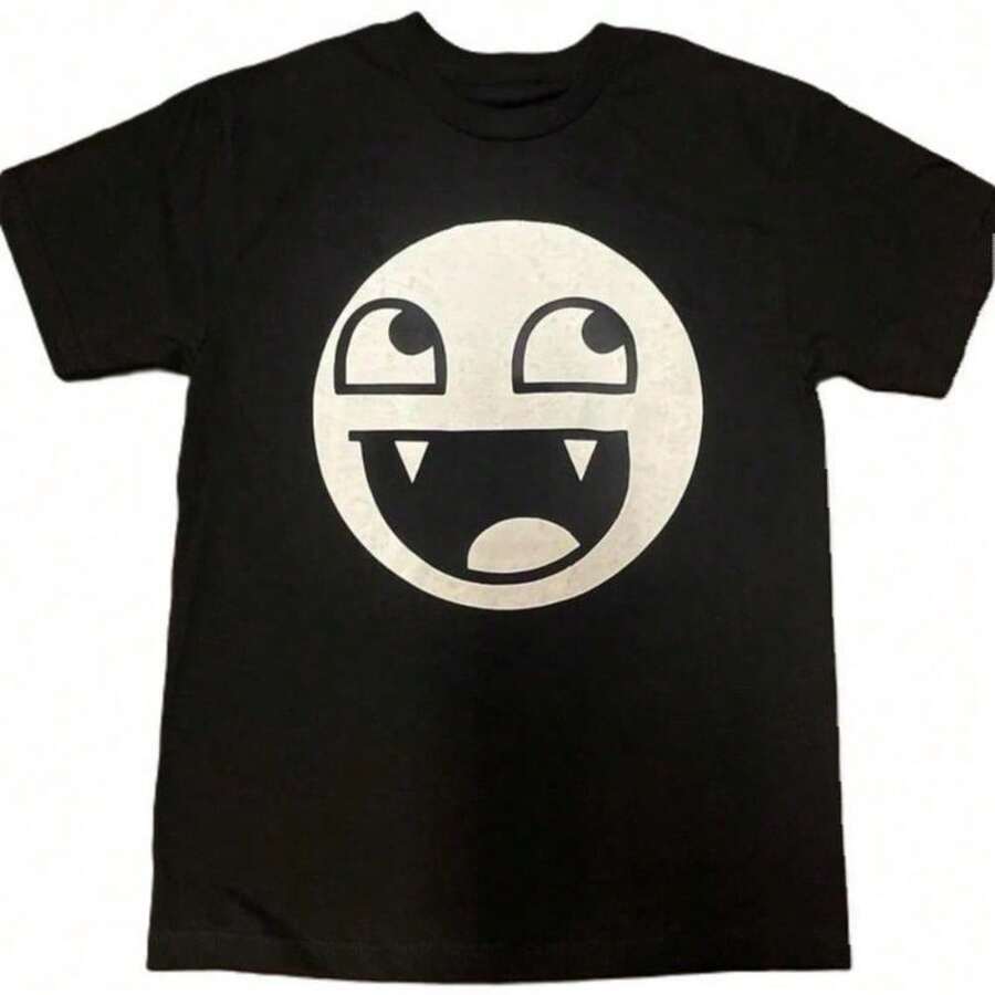 Y2k Goth Emo Scene TShirt Soft Relaxed Fit Vampire Style L