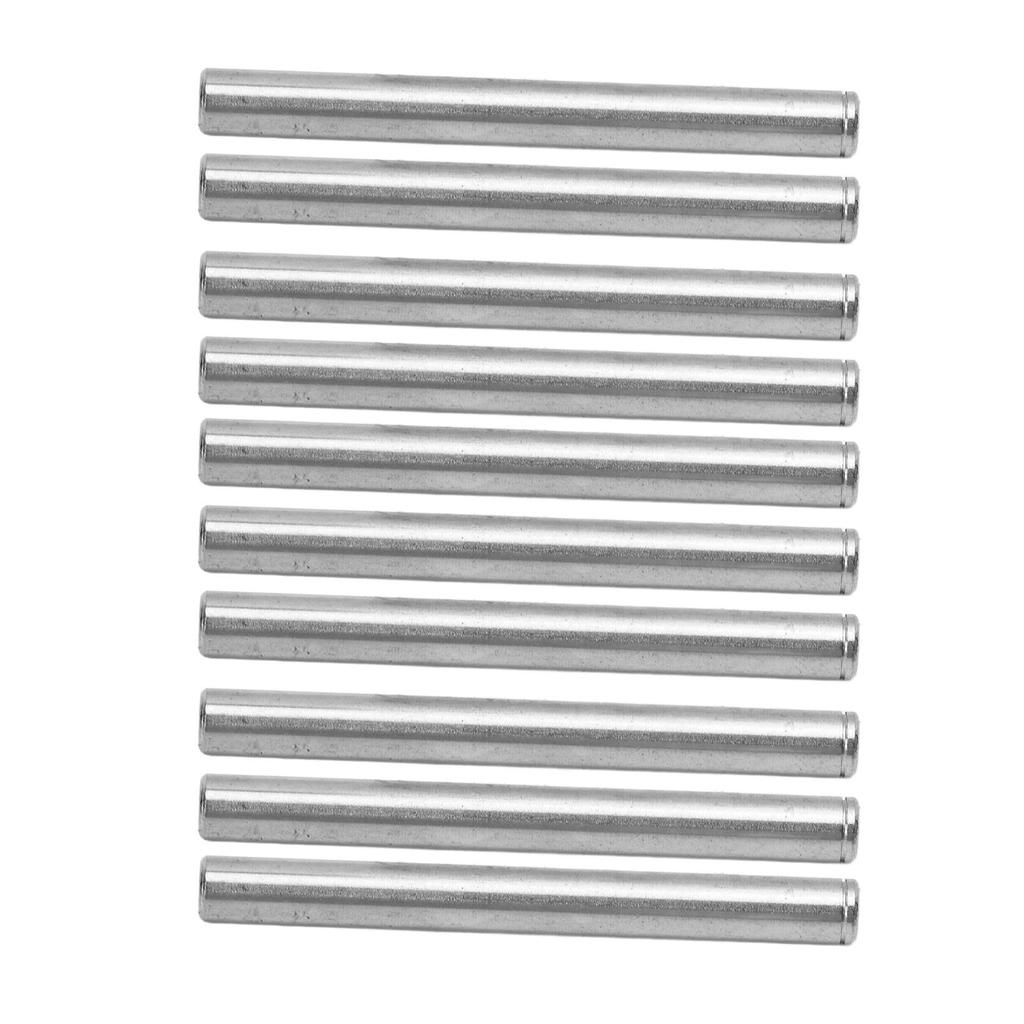 10 Stück RC Motor Welle Silber 4mm Durchmesser 39mm Länge Modellflugzeug Auto Boot Runde Welle Stange