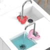 Splash Drain Mat Exquisite Shape Heat-Resistant Silicone Countertop Sink Splash Guard Faucet Drip Drain Pad Home Supplies