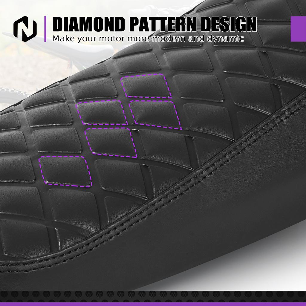 NICECNC For Surron Light Bee X Motocross Seat Cushion PU Leather Waterproof For Sur-Ron Light Bee S L1E Electric Dirt Bike