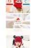 Children’s Fleece-Lined Knit Hat and Scarf with Ear Protection for Winter