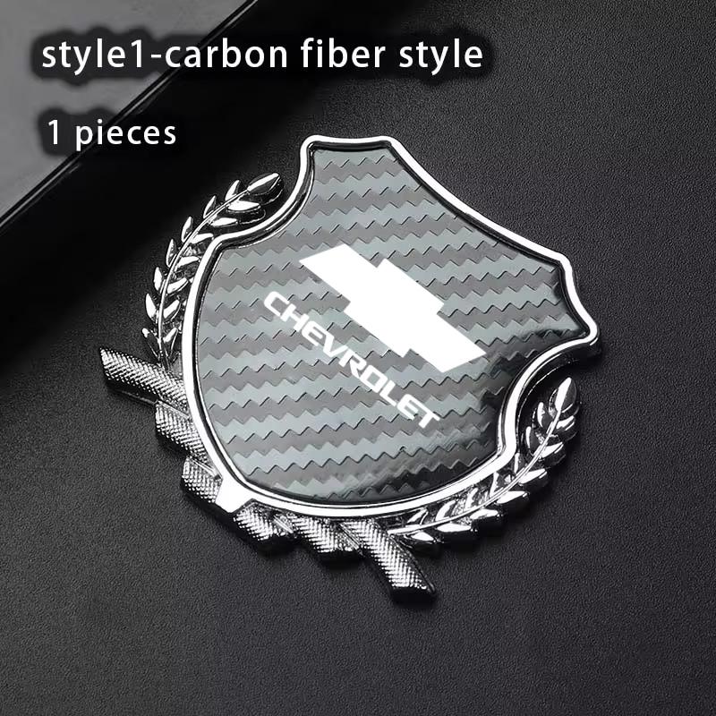 AABHB1 Metal Car Trunk Window Side Emblem Badge Decal Sticker For Chevrolet Spark Captiva Cruze Tracker Orlando Trax Epica Nubira