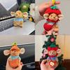 Adorable Plush Keychain Doll Bag For Birthdays Soft Mouse Style Cute Accessory