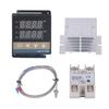 PID Temperature Controllers Kit 0‑400 celsius  Waterproof High Accuracy REX C100 Temperature Controller for Farm