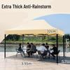 Heavy-Duty Folding Hex-Tube Rainproof Canopy