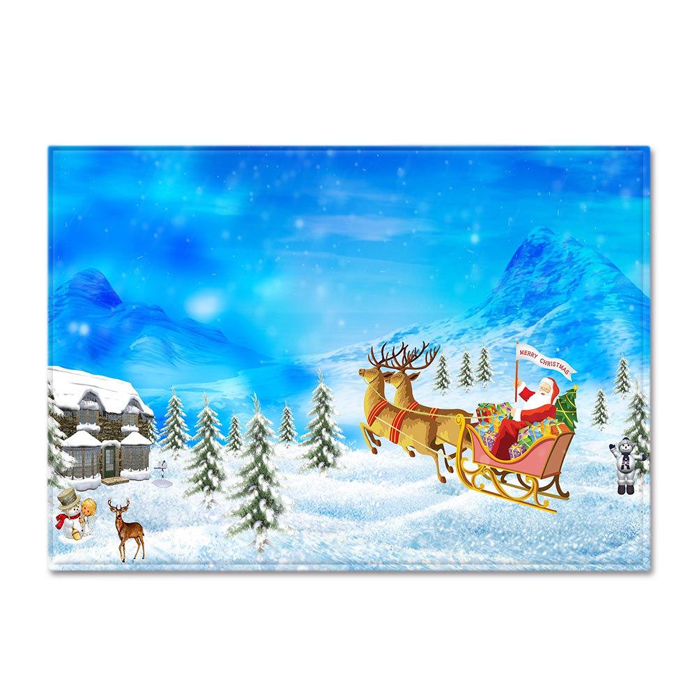 Christmas Living Room Floor Mat Bedroom Dining Room Carpet Carpet Doormat