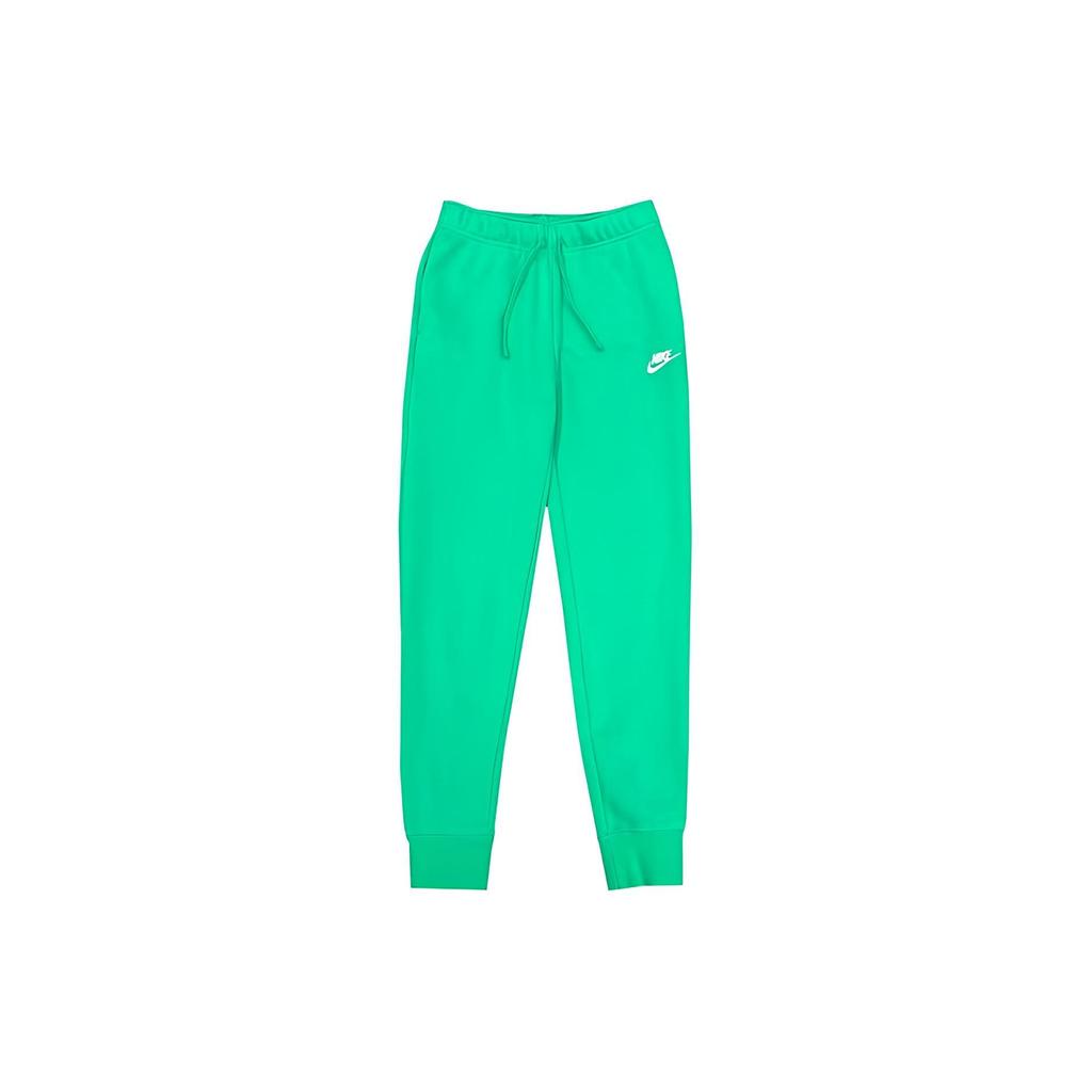 Nike Solid Color Outdoor Casual Elastic Drawstring Jogger Pants Women Bottoms Green DQ5192-324