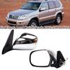 5-PINS With Electric Folding Car Chroming Outer Door Rearview Side Mirror Assy For Toyota Land Cruiser Prado 2002-2009 LC120 Interior Mirrors6