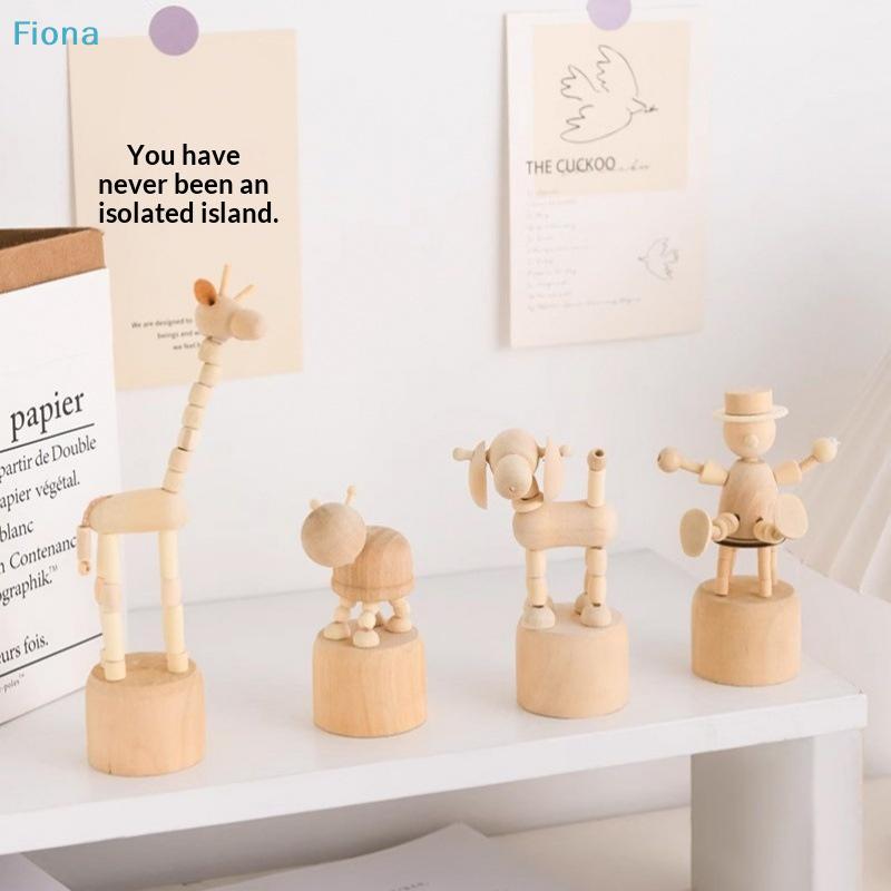Artikulierte Holztiere & Figuren Spielzeug, Miniatur posierbare Holzpuppen für Schreibtischdekoration & Kinderspiel