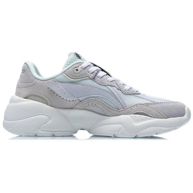 Li Ning Classic Low Top Running Shoes Women Sneaker Light-Blue AGCR166-1
