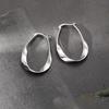Xiaomi BF CLUB 925 Sterling Silver Earrings For Women Trendy Simple Oval Twist Earring Jewelry Prevent Allergy Party Accessories