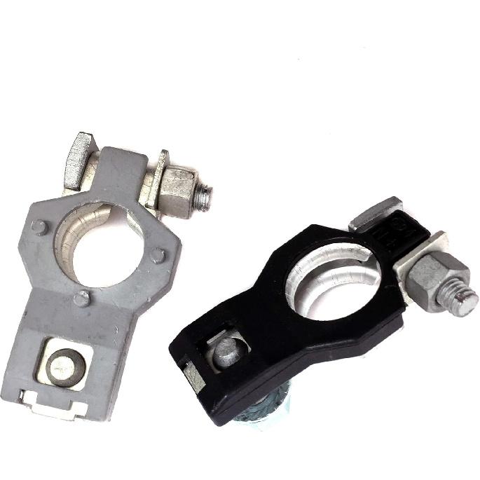 BATTERY TERMINAL | POSITIVE & NEGATIVE SET | OEM | Car Cable Connector Clamp | + - Top Post