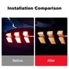 Tail Light Sticker for Ford Mustang Mach-E Honeycomb Lamp Sticker Creative Cellular Tail Light Film Car Modification Accessories