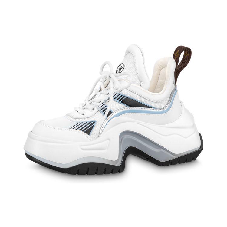 Louis Vuitton Archlight 2.0 Platform Sneakers 'White Blue Grey' Women's 1ABI0N
