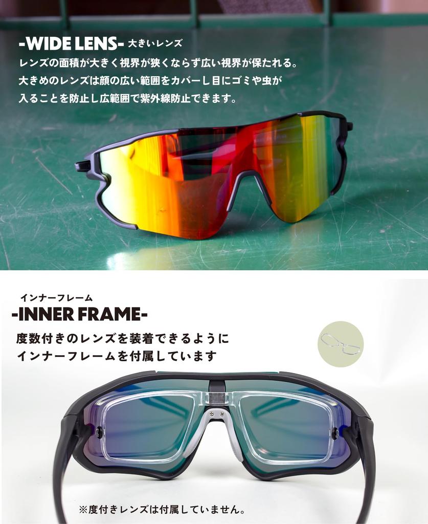 Gorix Polarisierte Sportsonnenbrille mit polarisierten REVO polarisierten UV-Schutz Road Large und Sonnenbrille, blendreduzierende Gläser, Gläser, Orange,