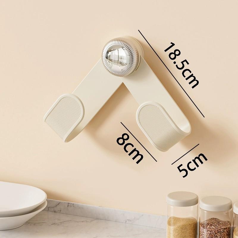 Suction Cup Rotating Pot Lid Rack Chopping Board Cutting Board Hooks Kitchen Multifunctional Nail-free  Wall Mounted Shelves