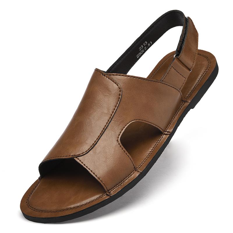 Fashion Summer Fashion Beach Sandals for Men Lightweight Casual Sandals for Men Outdoor Open-toed Shoes All-match Male Walking Flats