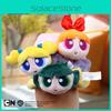 Laços de Cabelo de Pelúcia Meninas Superpoderosas Acessórios de Cabelo de Desenho Animado para Crianças Conjunto de Presente