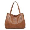 Retro High-Capacity Women's Soft Shoulder Tote Bag