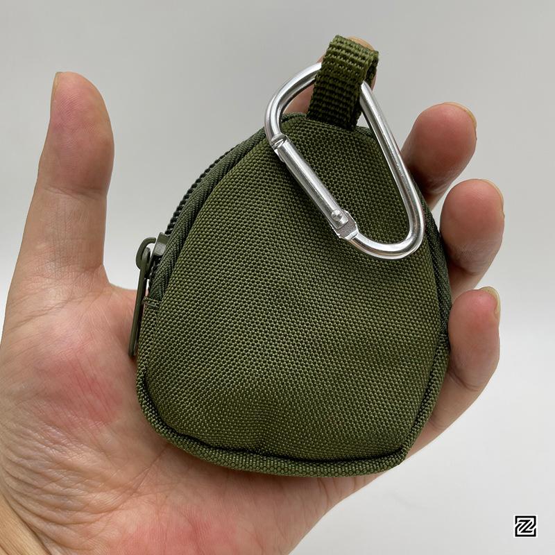 

Hot 1PC Tactical EDC Pouch Key Wallet Holder Men Coin Purses Pouch Bag Keychain Zipper Pocket Outdoor Key Bag зелений