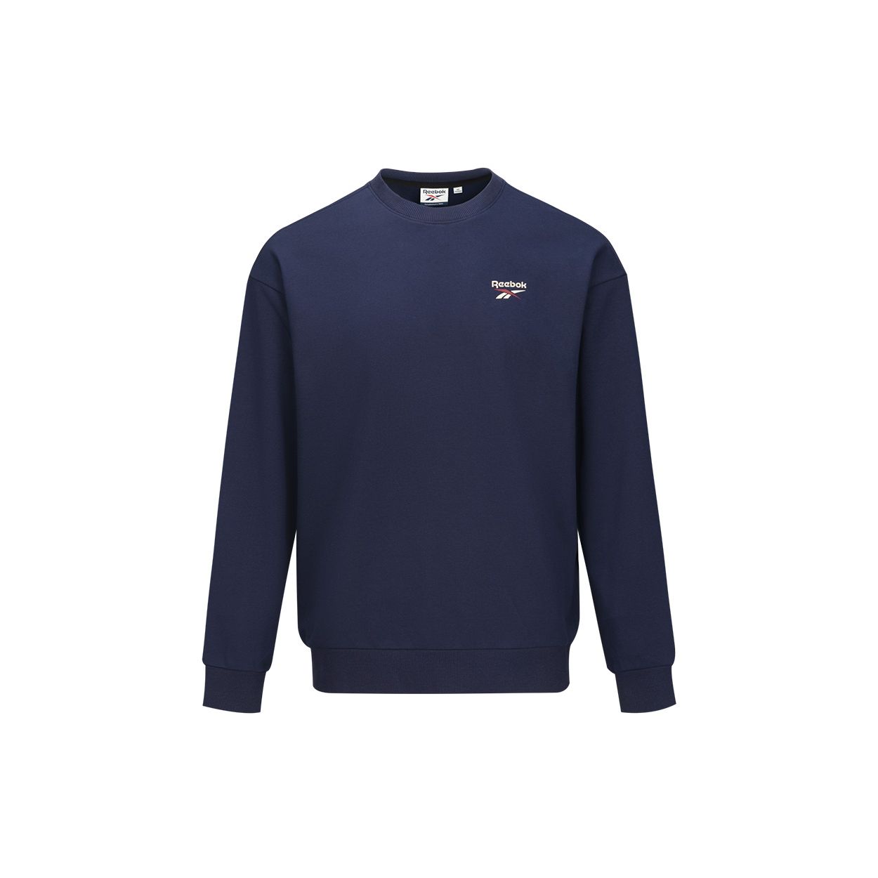 Reebok Unisex Classic Logo Crewneck Sweatshirt Navy 24FRE301UGN2 XS