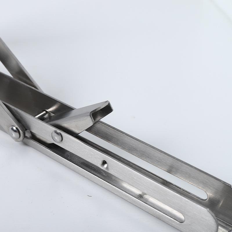 304 Stainless Steel Folding Triangle Bracket for Load-Bearing Storage Support