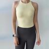 Korean Women's Sports Vest with Chest Pads: Shockproof, High Elasticity, Quick-Dry for Running, Yoga & Dance
