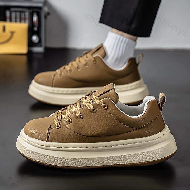 Fashion Retro Designed Men's Low Top Casual Thick Soled Sports Shoes 2025 Autumn New Fashion Versatile Comfortable Niche Chunky sneakers