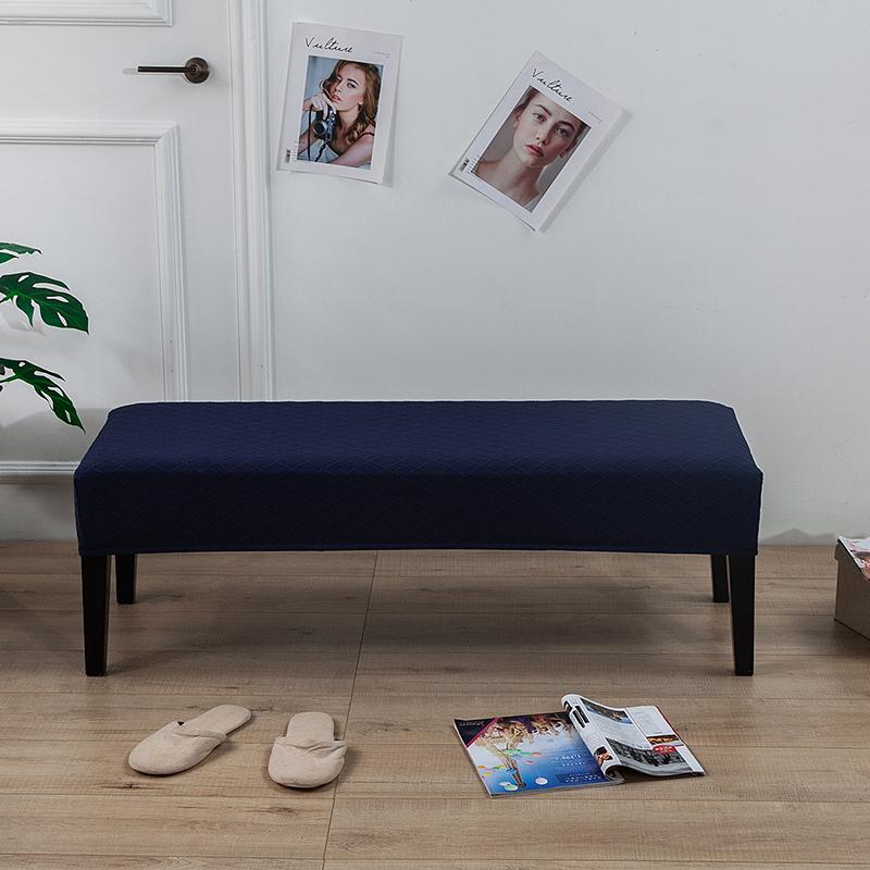 Huse pentru scaune jacquard pentru bănci Huse pentru scaune elastice pentru pian, antiderapante, elastică, în carouri, husă de protecție pentru casă, sufragerie, bucătărie