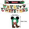 30pcs Christmas Mickey Party Decorations Includes Banner Cake Topper Balloon