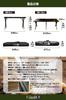 UJack Wood Row Wood Roll Roll Top Aluminum Natural Storage Case Included Table, Table, Table, Legs, Wooden, Wood, (120 Models)